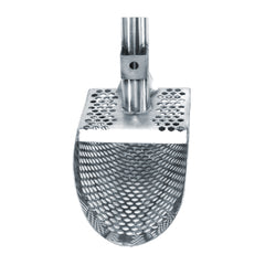 Dune Scoops Poseidon 10" x 5" Stainless Steel Metal Detector Sand Scoop Hexagon Holes