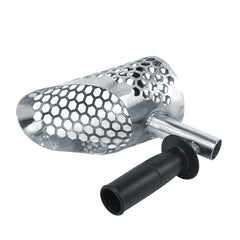 Dune Scoops Stingray 6" x 4" Stainless Steel Metal Detector Sand Scoop w/ 2 mount options