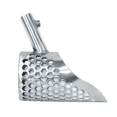 Dune Scoops Stingray 6" x 4" Stainless Steel Metal Detector Sand Scoop w/ 2 mount options