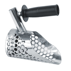 Dune Scoops Stingray 6" x 4" Stainless Steel Metal Detector Sand Scoop w/ 2 mount options